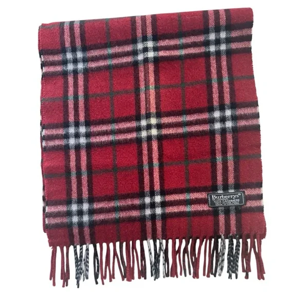 BURBERRY Authentic Cashmere Check Scarf - Picture 2 of 6